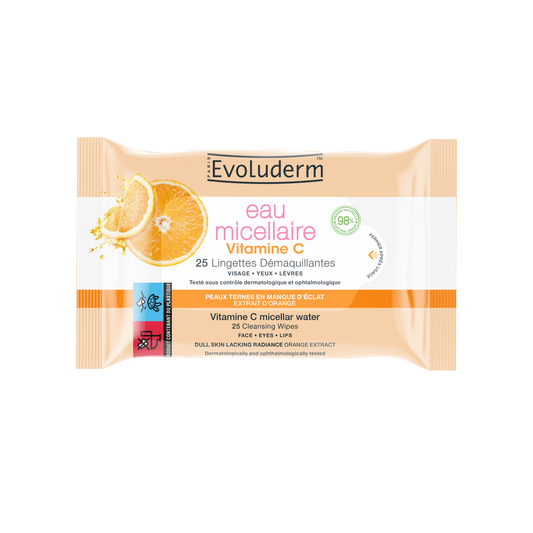 Vitamin C Micellar Water Wipes x 25pcs